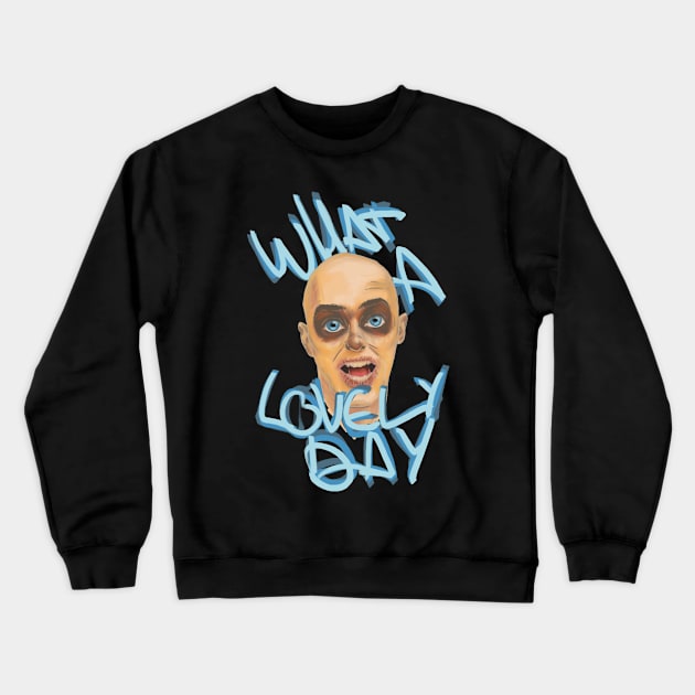 What a Lovely Day Crewneck Sweatshirt by SpectacledPeach